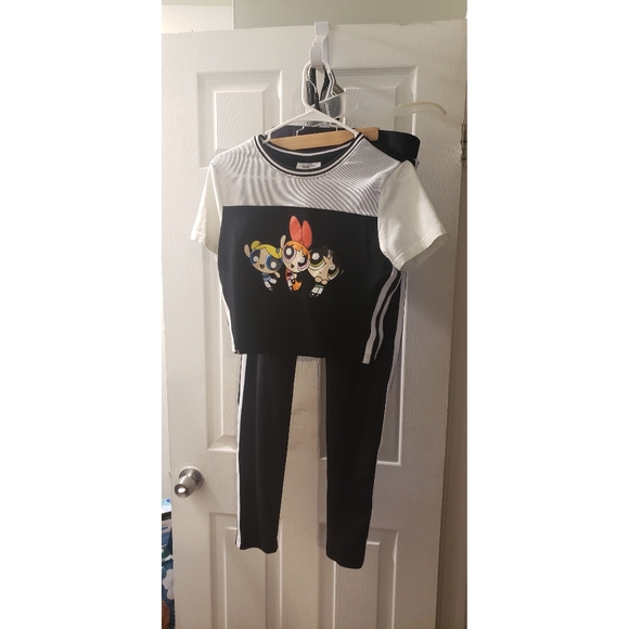 Power Puff Girl two piece jumpsuit - Picture 1 of 4